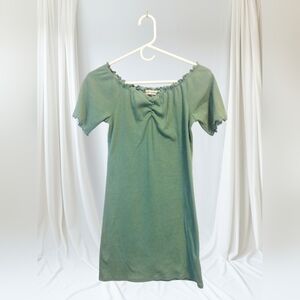 Sage Green Ribbed Summer Dress NWOT Juniors XL
